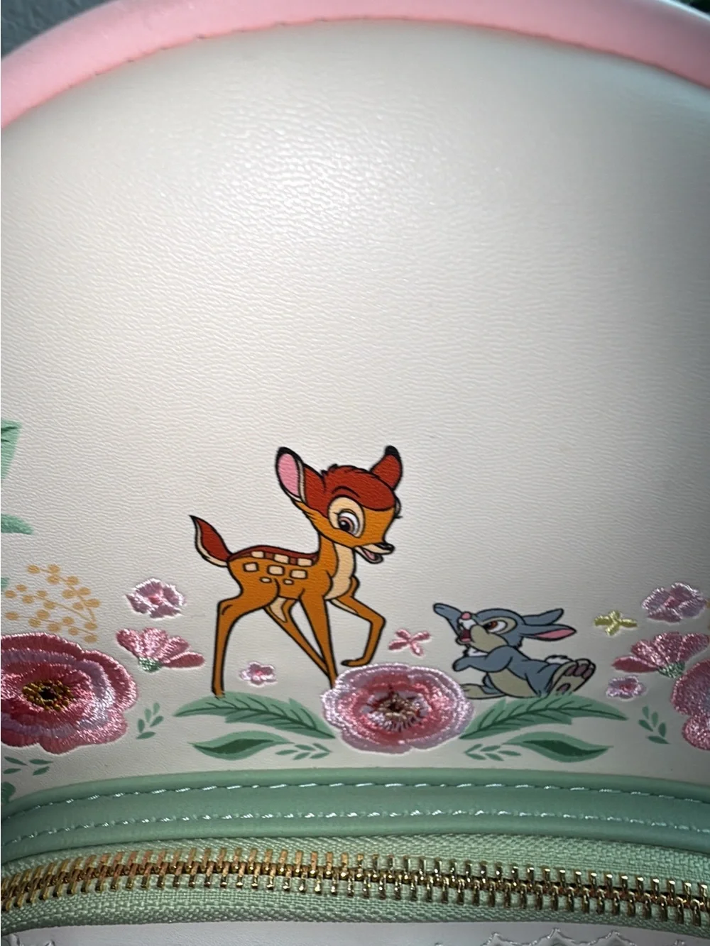 Loungefly Pink & Mint Bambi Kids Mini Backpack - Picture 4 of 13